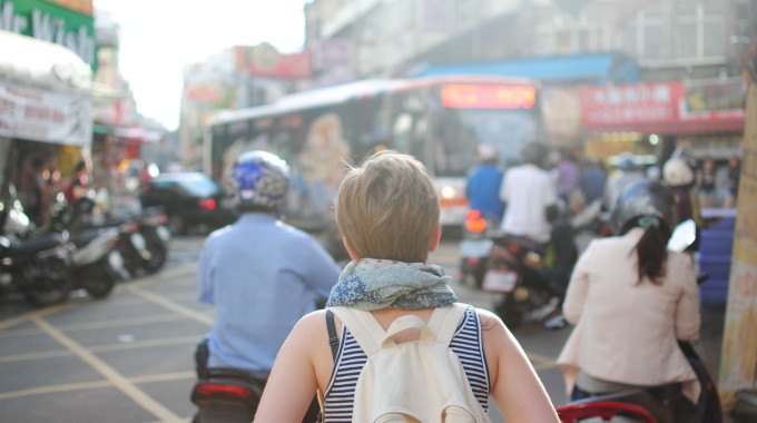 Taking A Walk Downtown India